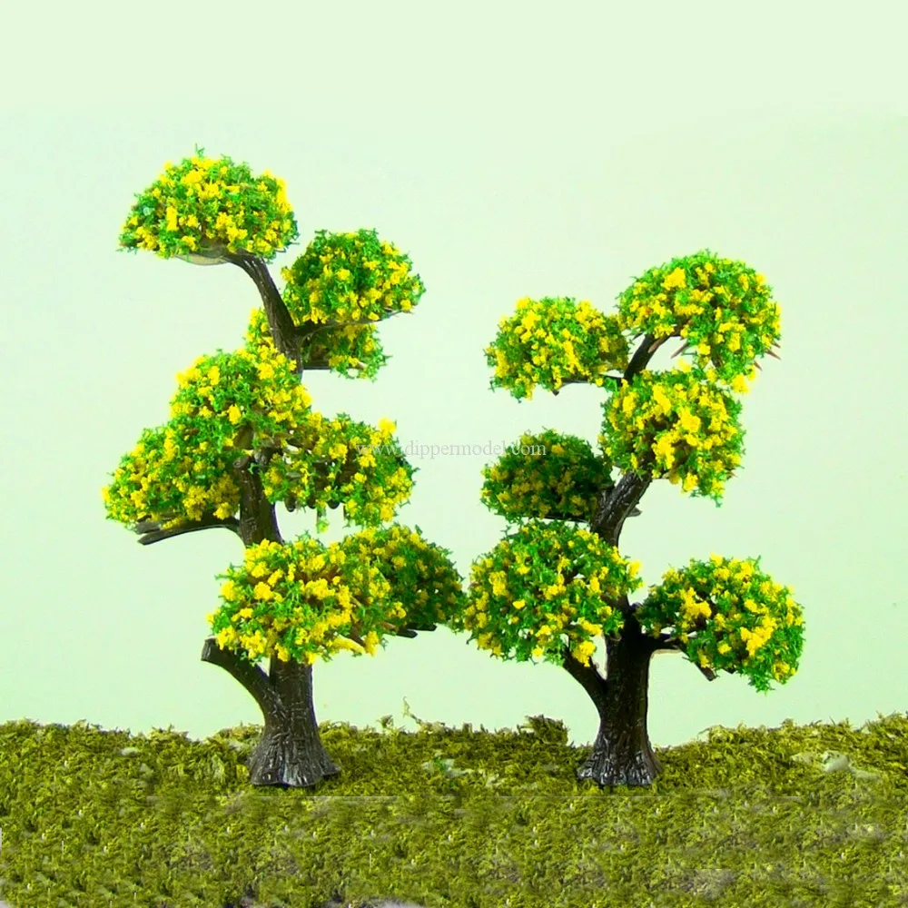 Mini Artificial Plastic Scale Model Podocarpus Tree Buy Model Tree