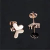 2019 fashion wholesale women designs simple latest golden tiny heart shaped earrings