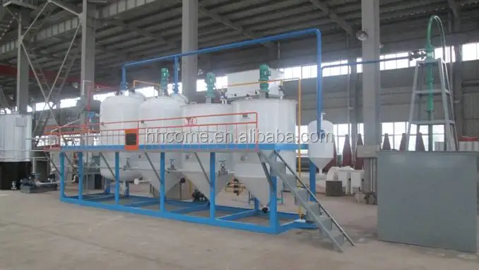 cooking oil refinery equipment units