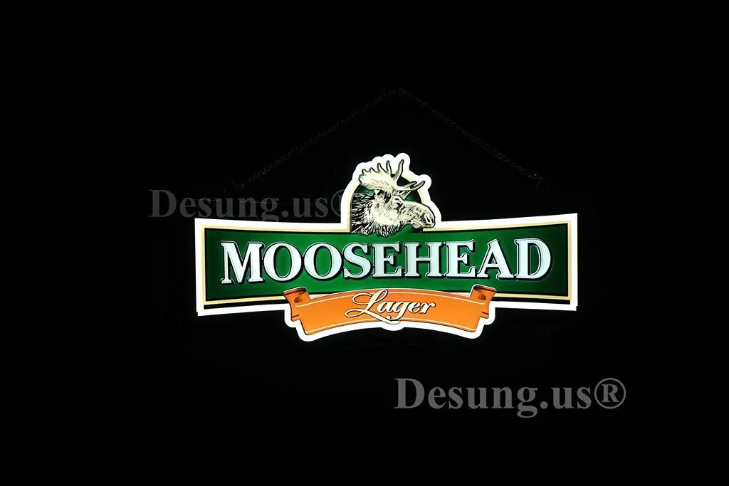 New Moosehead Lager Deer Beer Lager Wall Decor Light Lamp Neon Sign 17