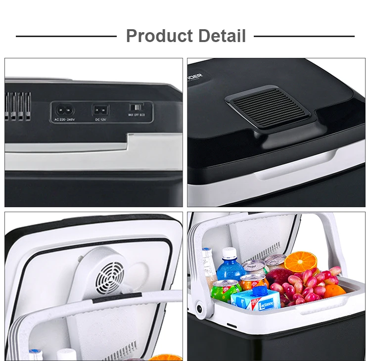 New Style 26l Cooler Box Mini Fridge Freezer Car Cooler Box 12v Car