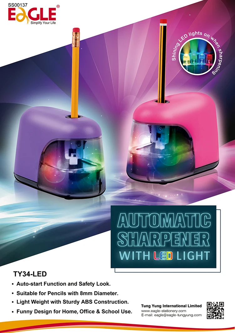 Automatic Sharpener With Led Light Buy Pencil Sharpener,Automatic