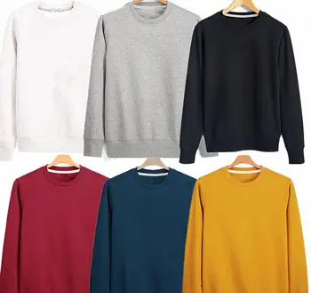 2018 Hot Wholesale Blank Sweatshirt Plain Pullover Men Sweatshirt - Buy ...
