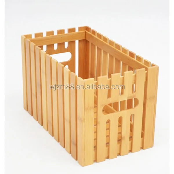 bamboo toy storage