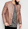 Fashion Men Faux Leather Motorcycle Jacket