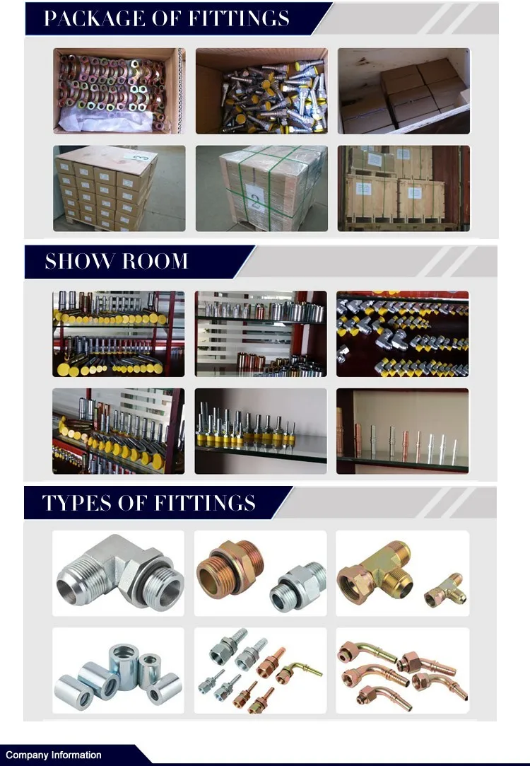 SAE 100R2 AT/EN853 2SN hydraulic hose ferrule