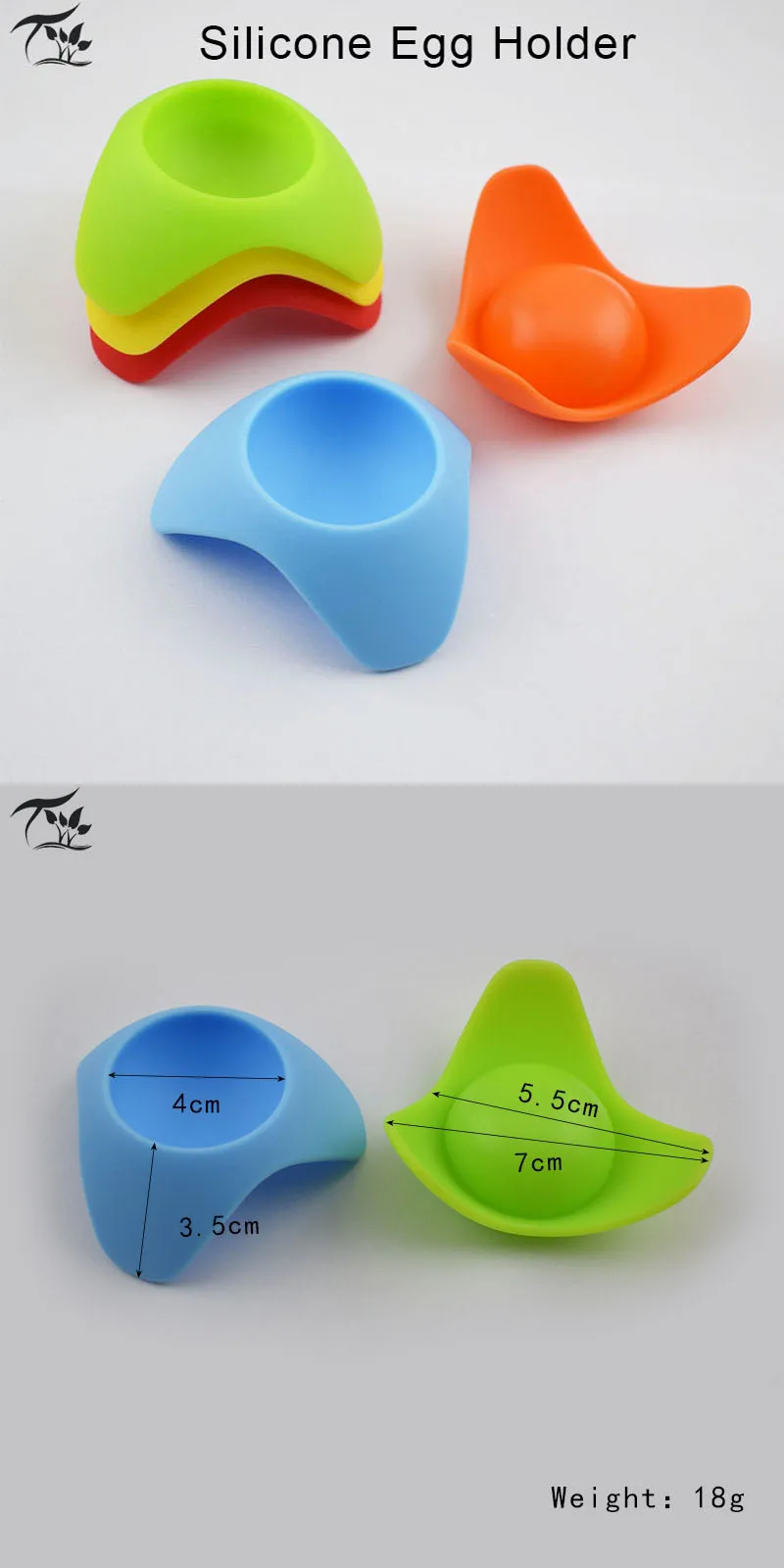  Silicone Egg Holder