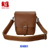 Brown Leather DSLR Camera Case Shoulder Camera Bag To Protect Lens