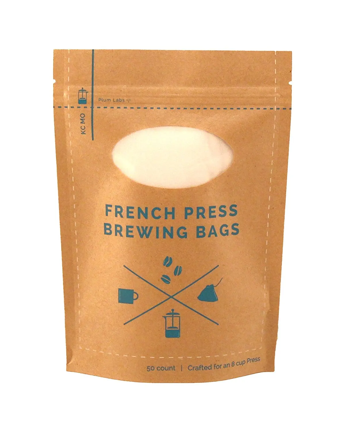 Buy Disposable French Press Coffee Filter Bag - 60 Count - Easy Clean