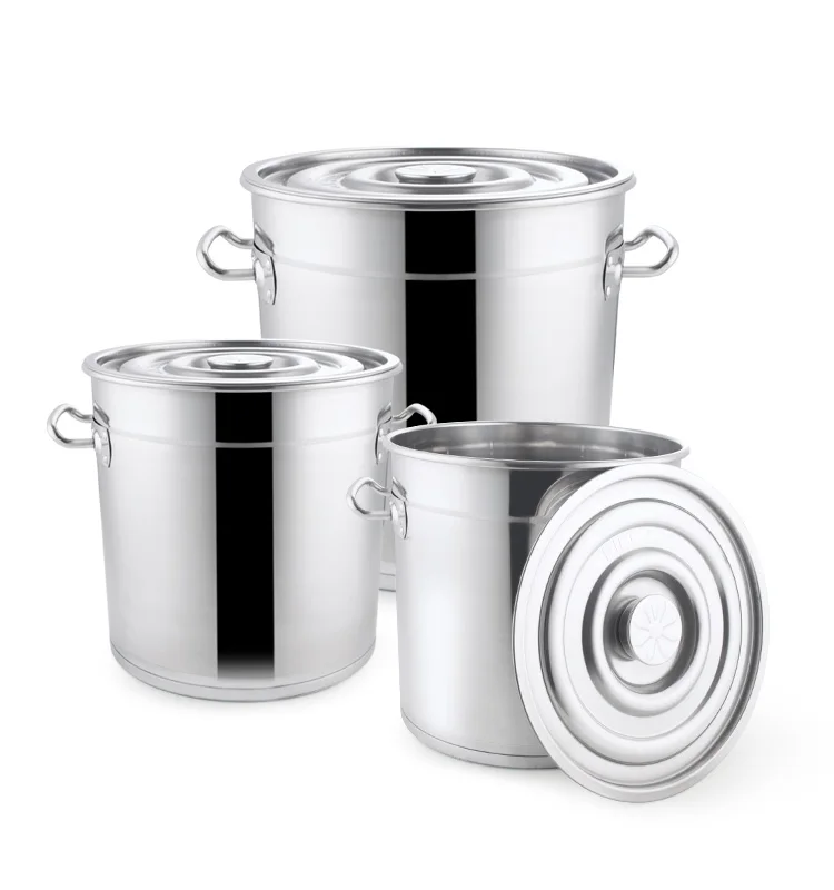 200l Commercial Cooking Pots / 30cm Stainless Steel Stock Pot Buy