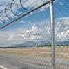 1.5inch chain link fence with top barbed wire for border