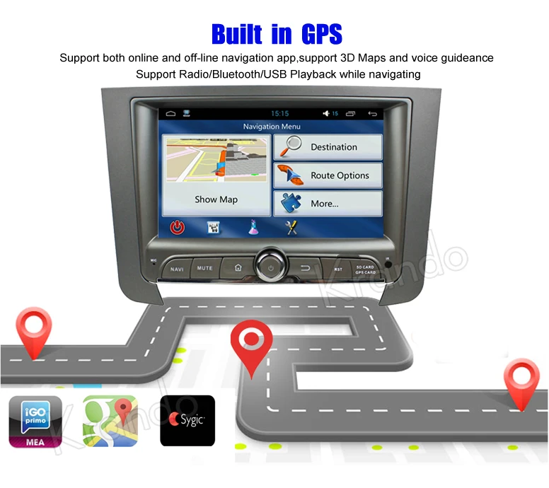 car dvd gps for ssangyong rexton