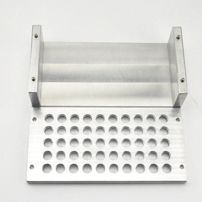 50 Cavities Lip Balm Filling Tray Custom Filling Mold Aluminum Filling