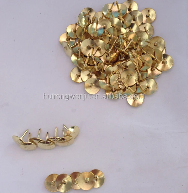 High Quality Low Price Custom Golden Metal Thumb Tacks Buy Thumb