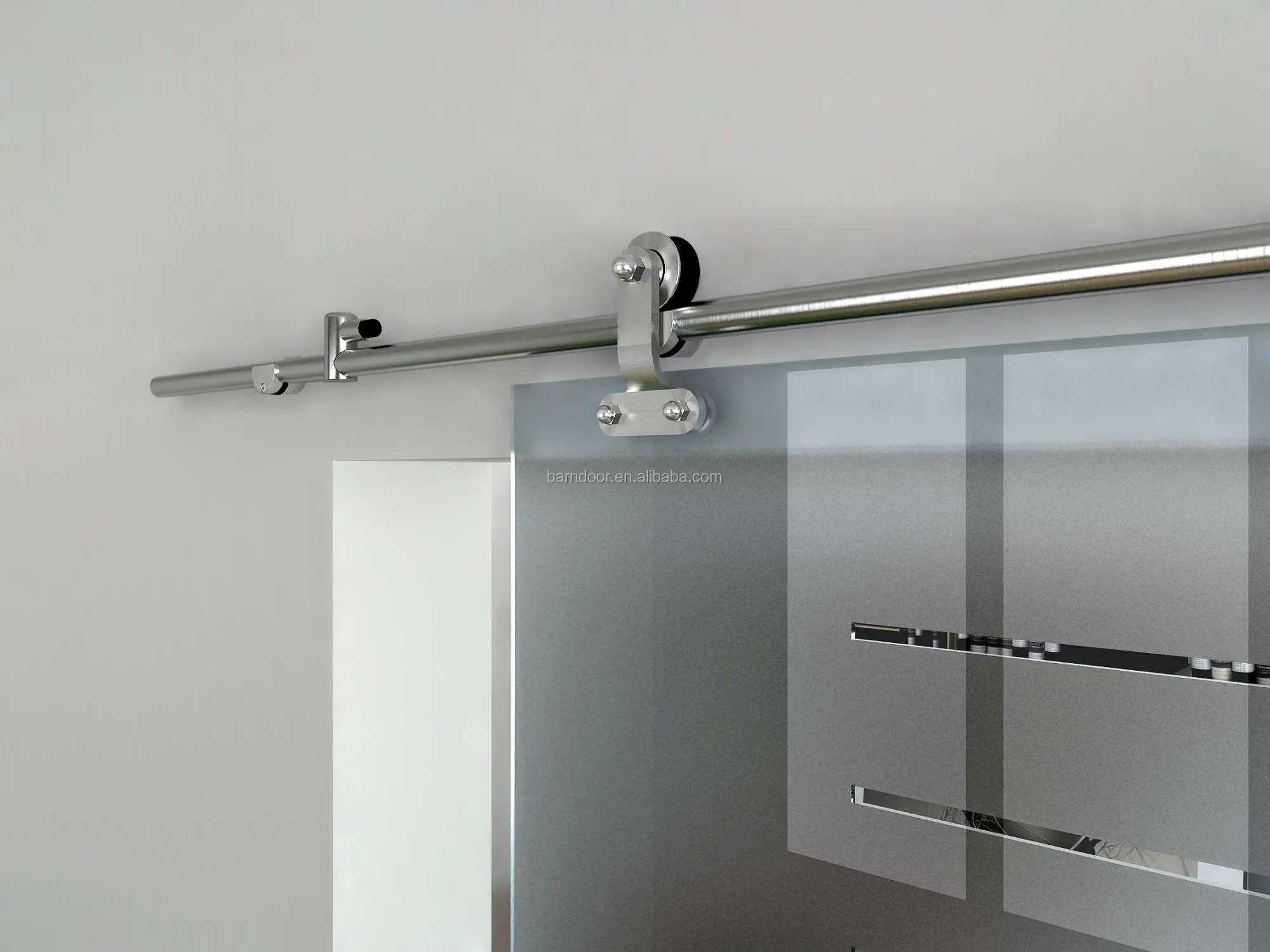 Stainless Steel Frameless Rollers Sliding Glass Door Buy Stainless Steel Frameless Glass