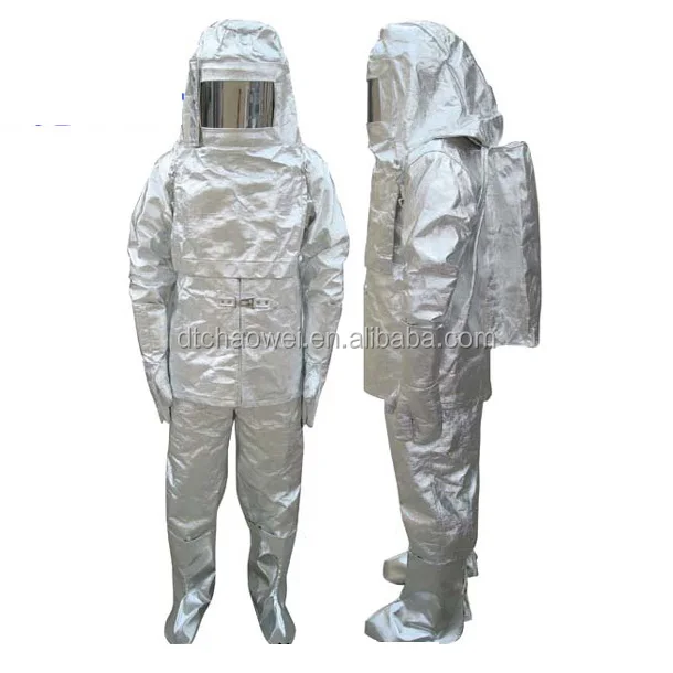 Thermal Radiation Protection Fireman Suit With 4 Layer Structure Buy Radiation Protection Suit