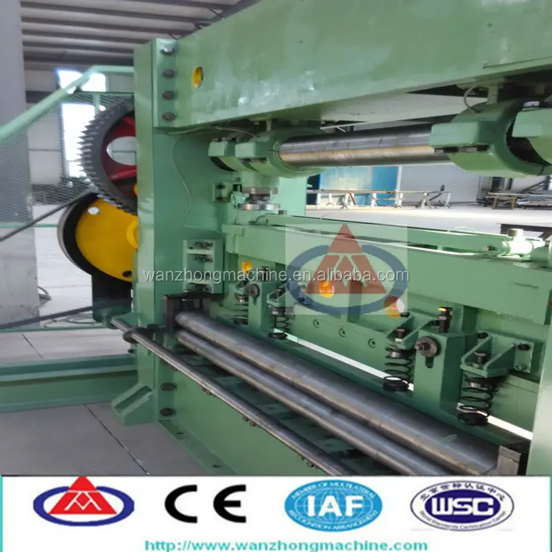 Expanded metal sheet machine 