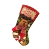 Personalized lovely indoor home hanging christmas presents gift decoration sock