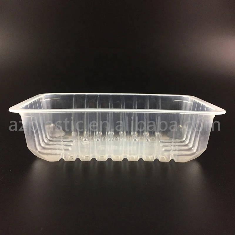 Disposable Plastic Vegetable Trays Transparent Pet Vegetable Fruit