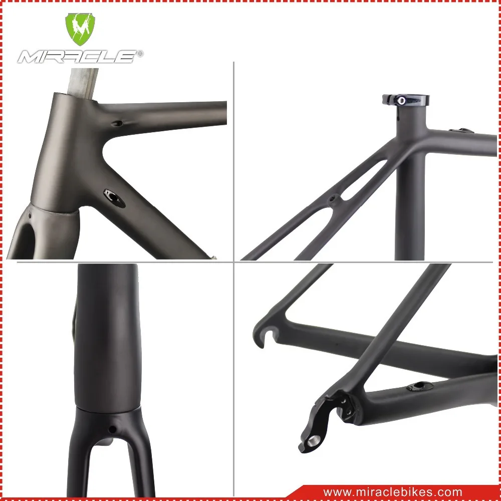 Miracle 2016 New Design Sl Road Racing Carbon Frame,Road Bike Super Light Carbon Fiber Frame