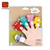 Educational Cartoon Silicone Finger Puppet Hand Animal Finger Puppet