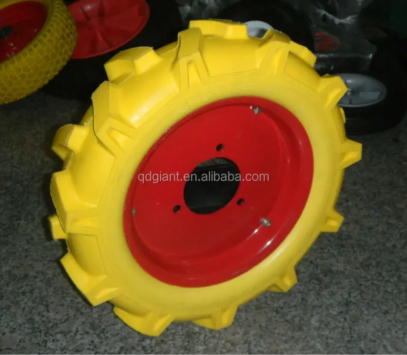 heavy duty 4.00-8 pu foam wheel for agriculturing