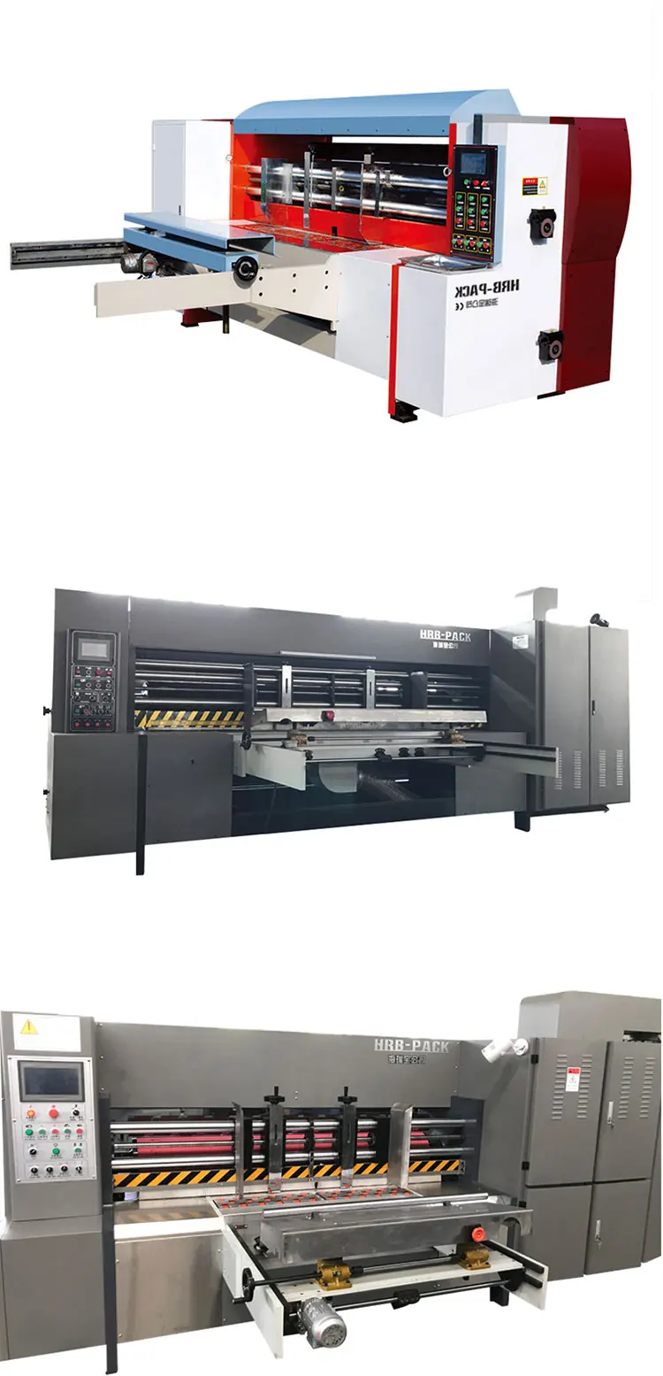 Lead Edge Feeding Corrugated Carton Printing Machine