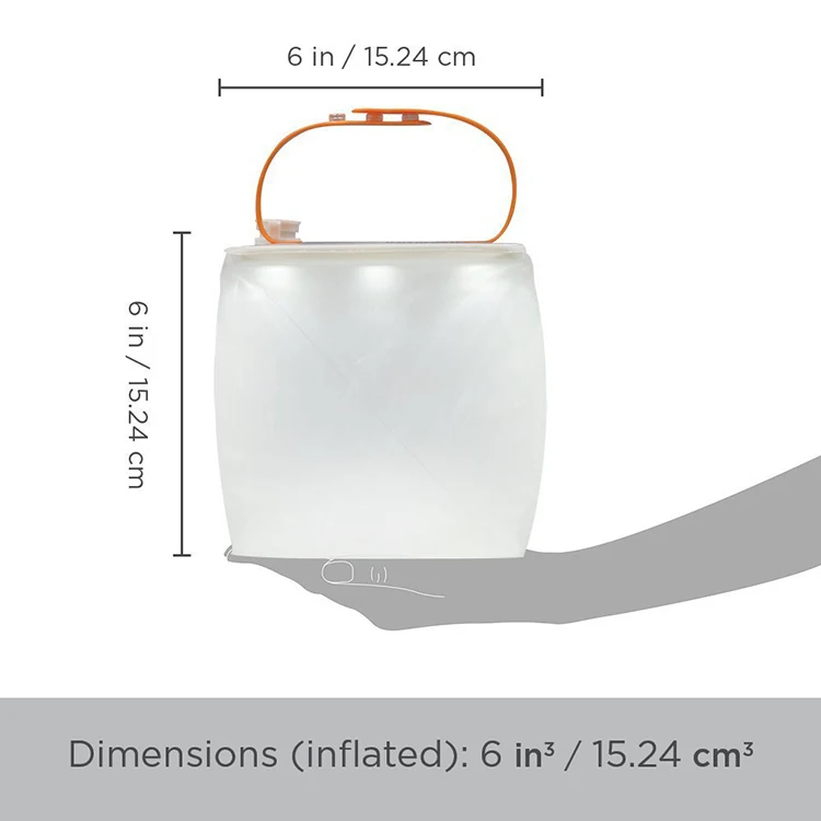 outdoor collapsible LED solar Inflatable light folding 100 waterproof 2-in-1 Phone Charger battery camping Lanterns