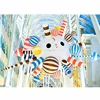 2017 NEW Design Inflatable Candy Ice Cream Hanging Balloon With Light Christmas Event Decoration W01021