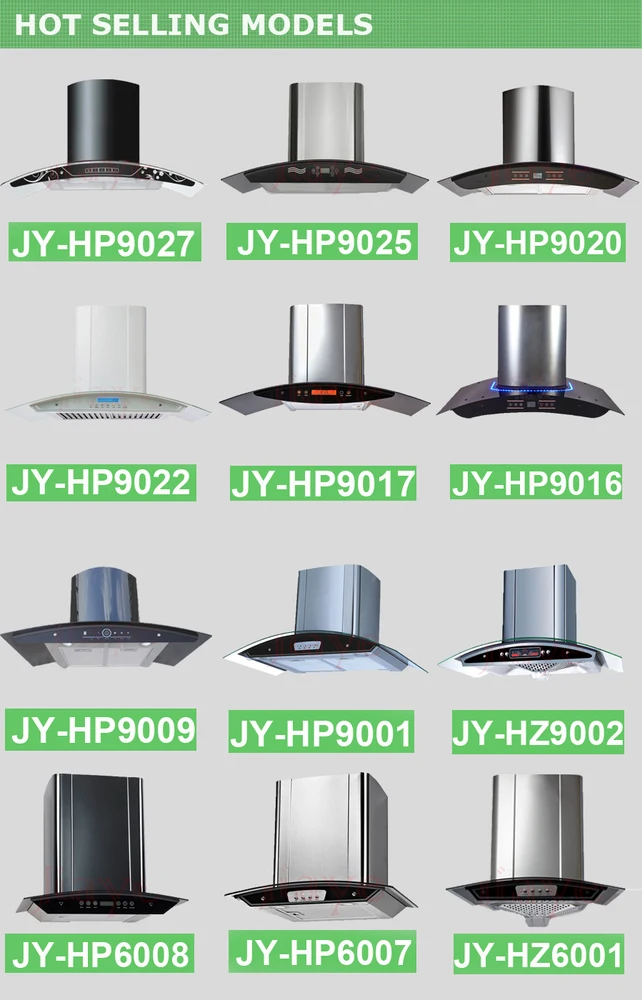 Jyhz9001 Fashion Design Cooker Hood Kitchen Apppliance Rv Range Hood,Chinese Kitchen Exhaust