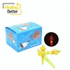 China Manufacturer Light up Stick lollipop Candy Cartoon Toys Plane Shape Lollipop with Whistle
