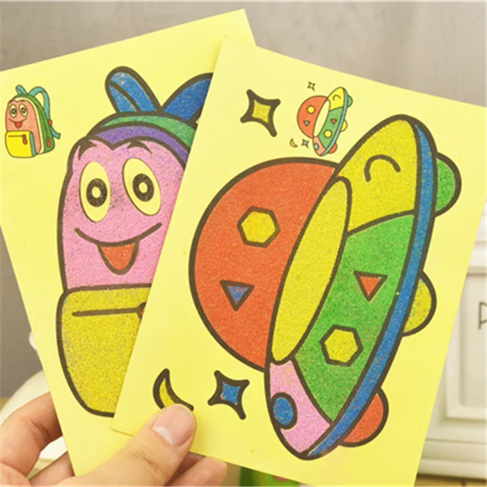 Diy Educational Toys Sand Art Stickers For Children Buy Sand Art,Diy Educational Toys,Diy
