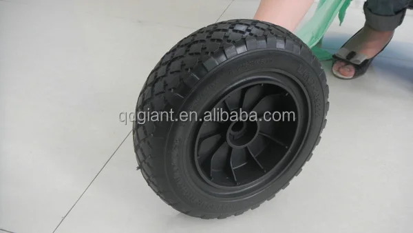 Small pu foam wheels 3.50-4 for hand trolley