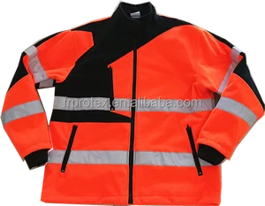 Hi Vis Work Uniform Fleece Zipper Jacket Protective Clothing Hi Vis Work Uniform Fleece Zipper Jacket Protective Clothing