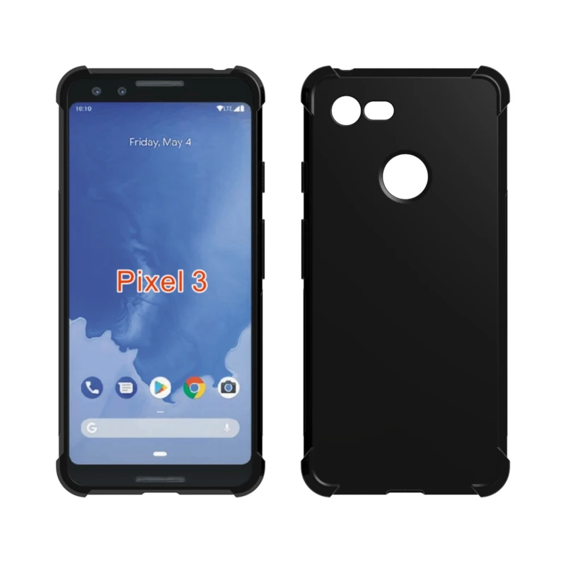 Transparent Shockproof soft Tpu cover case For Google Pixel 3