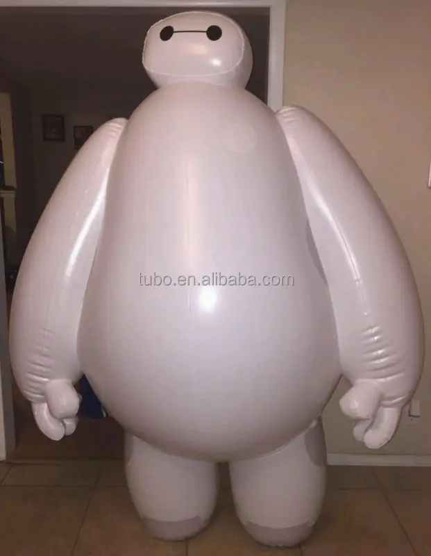 Hot Sell! Inflatable Stand Baymax Mascot Character/huge Inflatable