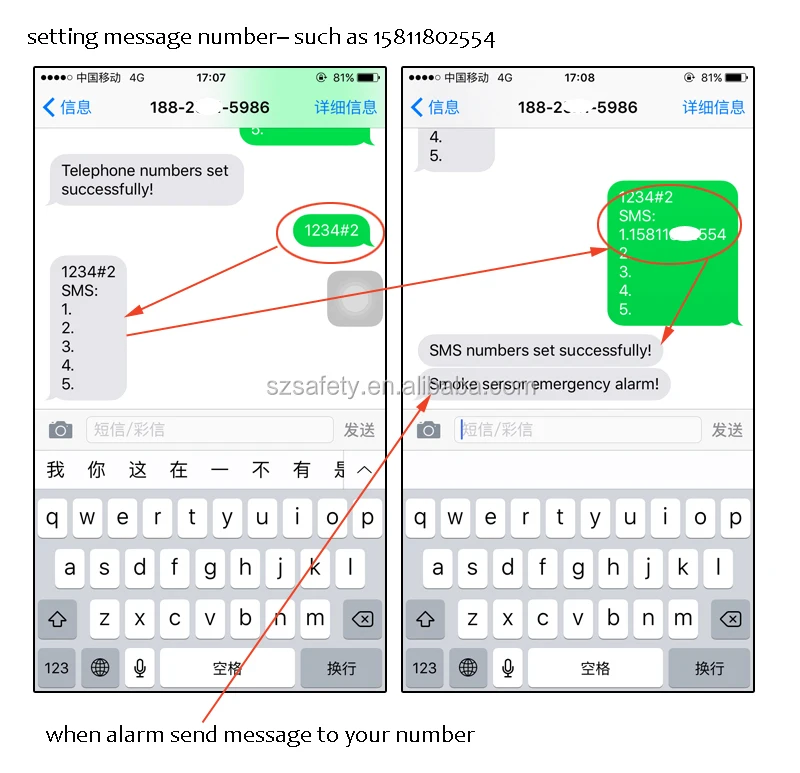 Wholesale Home Security 220v Standalone Auto Dialer Sim Card Gsm Smoke