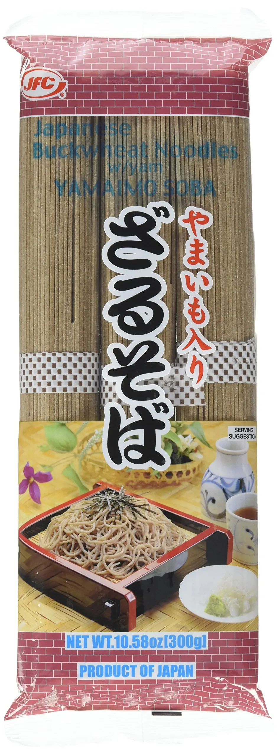 Buy JFC Buckwheat Noodles, Japanese, Yamaimo Soba with Yam, 10.58Ounce