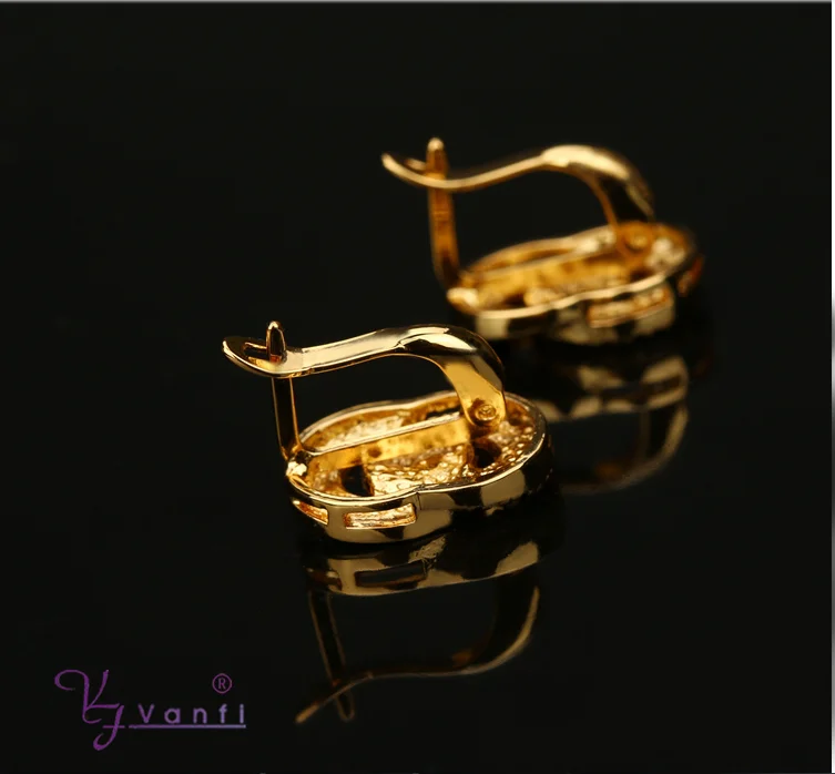 Dubaï mode cuivre parures 18 k plaqué or bijoux de mariage turc