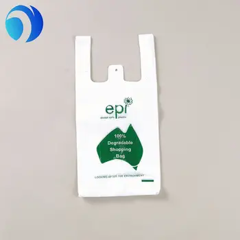 Supermarket Custom Organic Plastic T Shirt Carryout Ping Bag Product On Supermarket Custom Organic Plastic T Shirt Carryout Ping Bag Product On