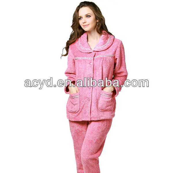  Nuevo par de pijamas de pareja suave pijama de invierno mujeres  gruesa y cálida franela hombres Coral Home Wear Suit, Coral : Ropa, Zapatos  y Joyería