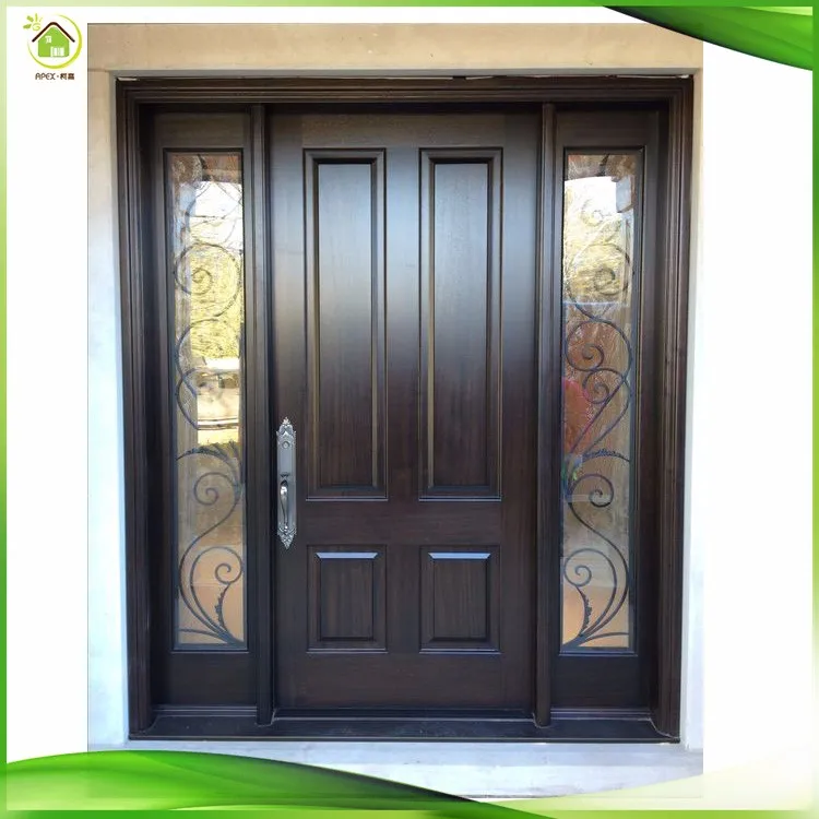 Double Prehung Exterior Solid Wood Entrance Patio Front Double Prehung Exterior Solid Wood Entrance Patio Front