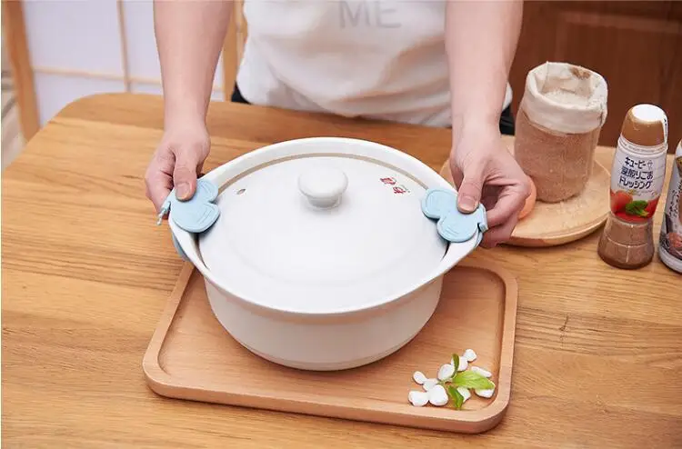 Silicone Butterfly Pot Holder For Kitchen Heat Resistant Cooking Pinch ...