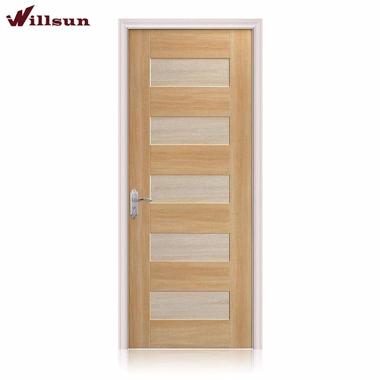 Foshan Ecological Ply Wooden Interior Simple Bedroom Door