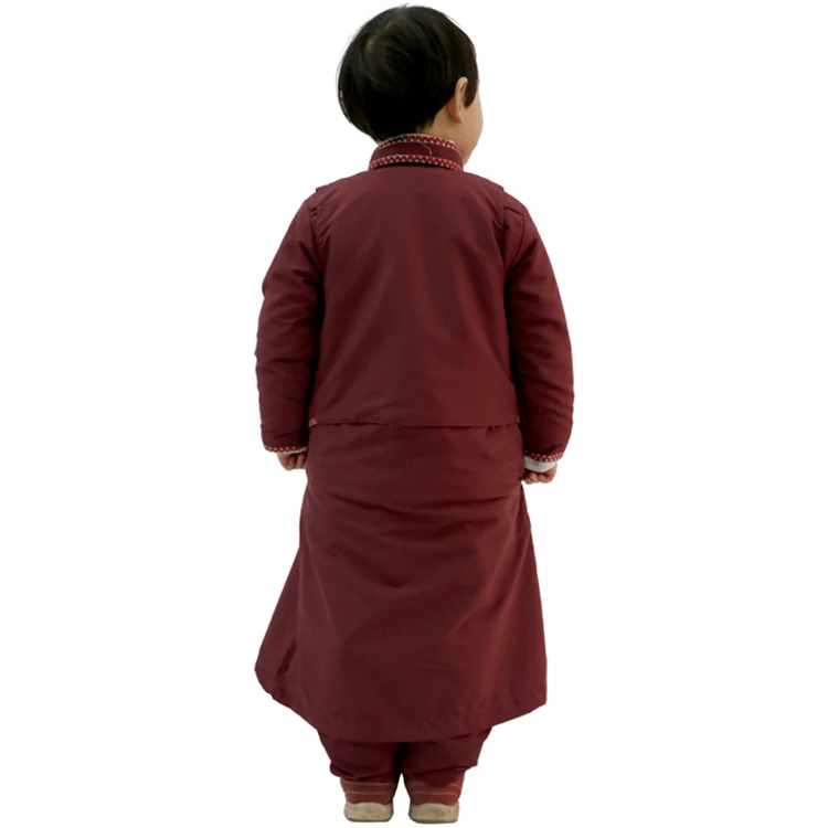 Muslim Children Garment 3pcs Set Thobe With Vest Buy Muslim Children