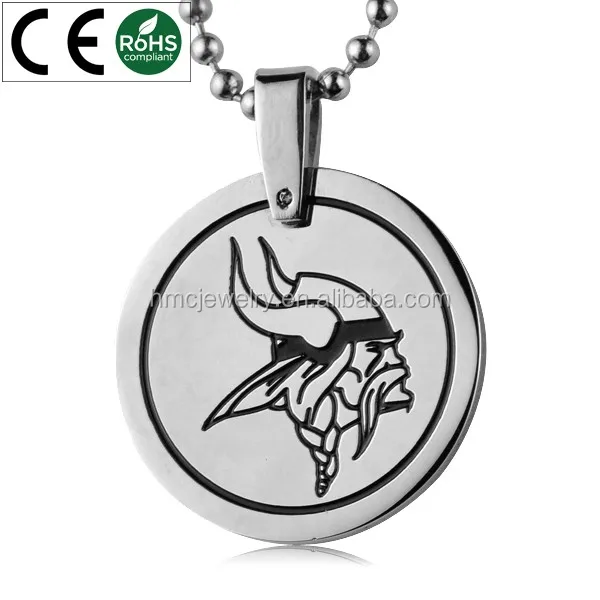 Minnesota Vikings Necklace, NFL Team Necklace, Minnesota Vikings