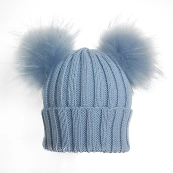 blue wool hat