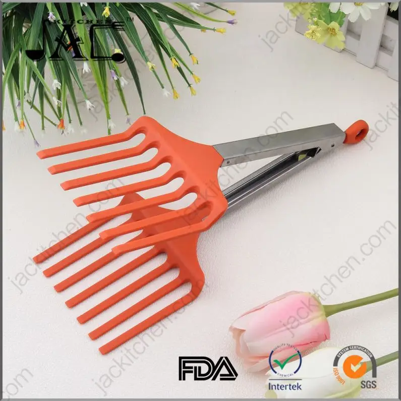 Durable Stainless Steel Pp Small Serving Tongs