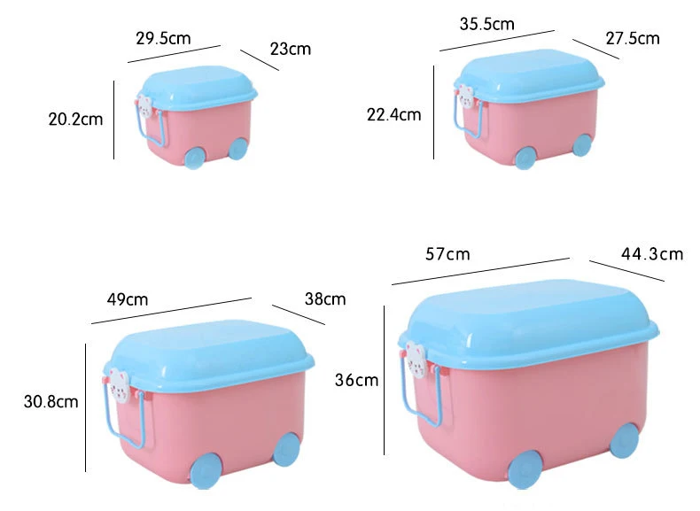 Plastic Storage Box With Lid, Hard Plastic Box For Storage
