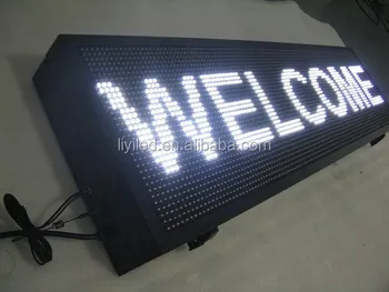 led scrolling message